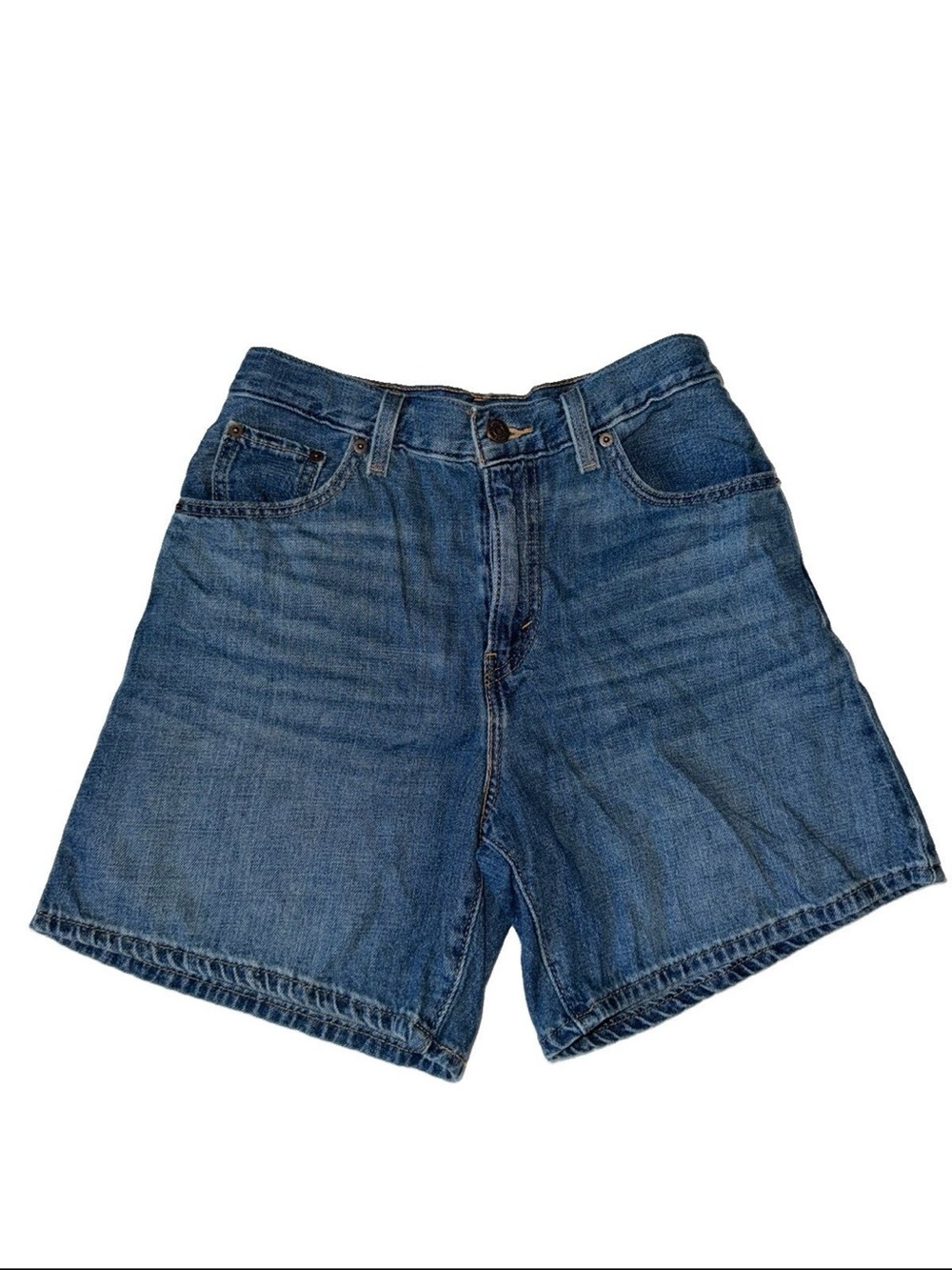 Levi's High-Waist Blue Denim Women's Shorts